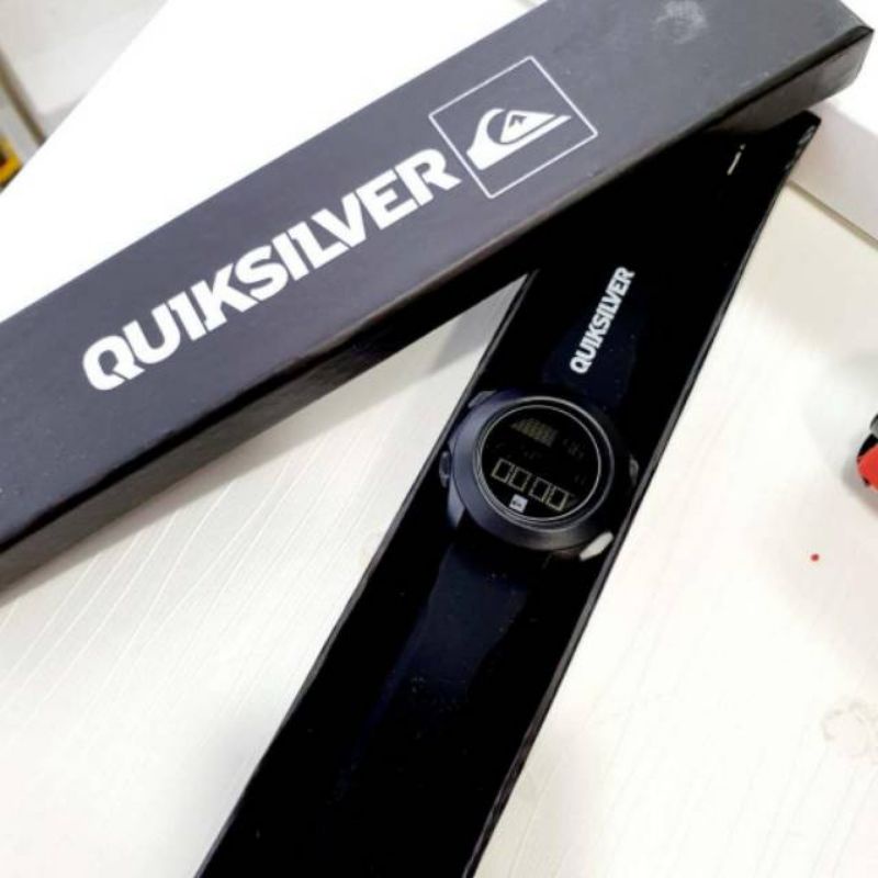 Jam Tangan Quicksilver Digital Wanita Free Box Panjang Jam Tangan Super Waterproof