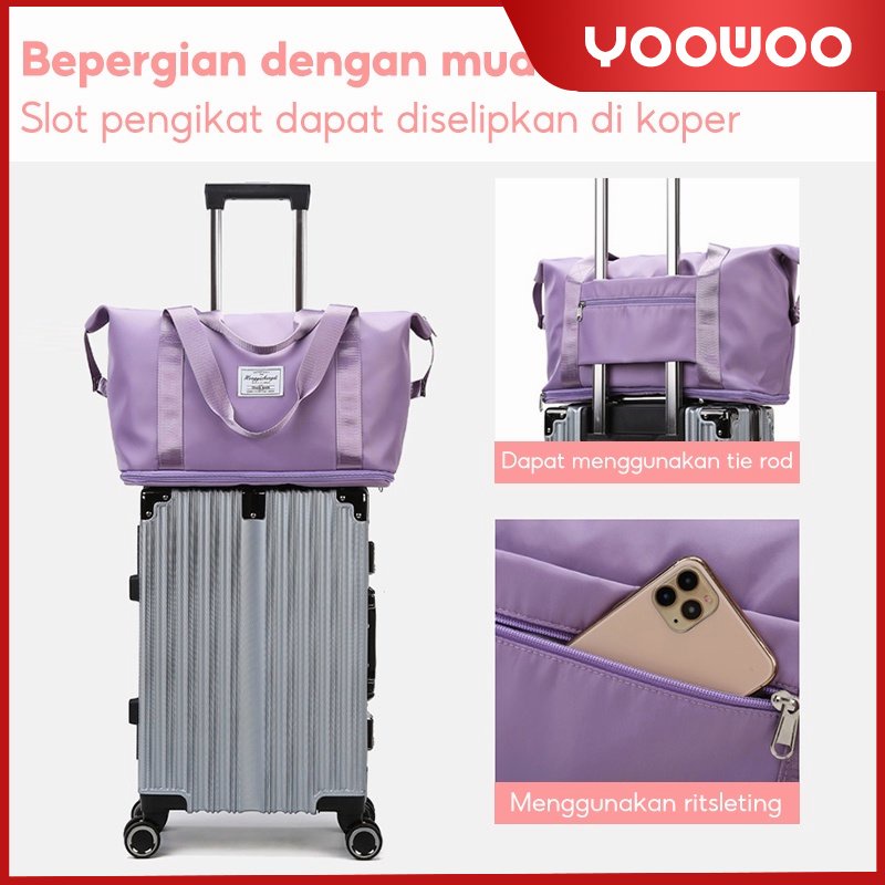 Tas travel berkapasitas besar/tas kebugaran/tas olahraga/tas bahu modis/tas tahan air