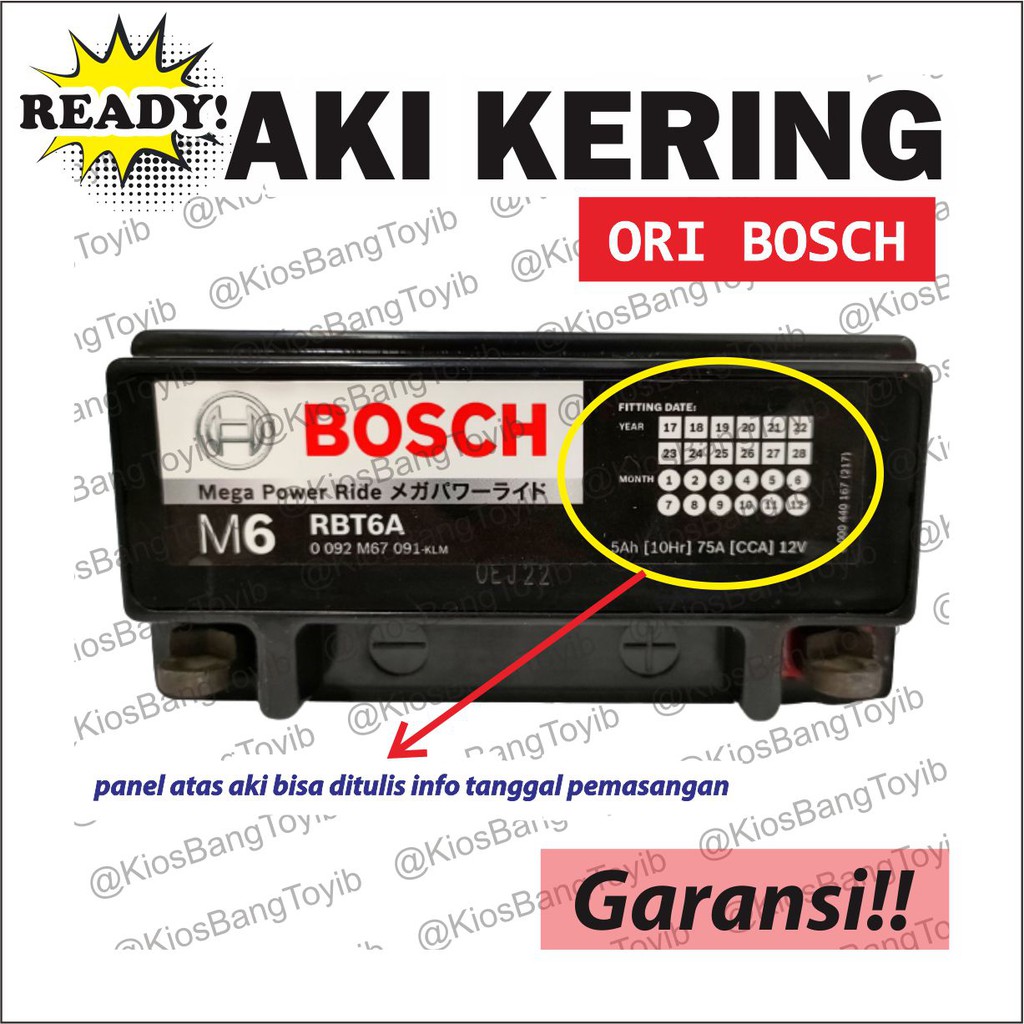 𝐁𝐎𝐒𝐂𝐇 Aki Kering 𝐏𝐫𝐞𝐦𝐢𝐮𝐦 ORI Matic Bebek Beat/Scoopy/Vario/Mio/Megapro/Revo/Smash/Jup MX/Vespa/Kymco