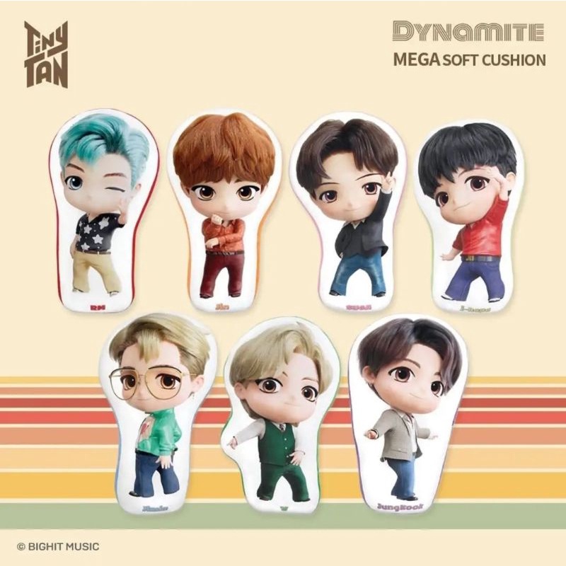 OFFICIAL BTS TINYTAN MEGA SOFT CUSHION PILLOW DOLL BONEKA