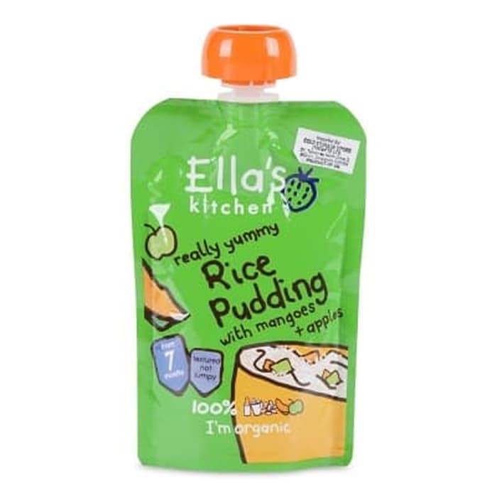 

#HANDCARRY Ella's Kitchen Organic Rice Pudding Mango & Apple 80g - UFOHCR3180