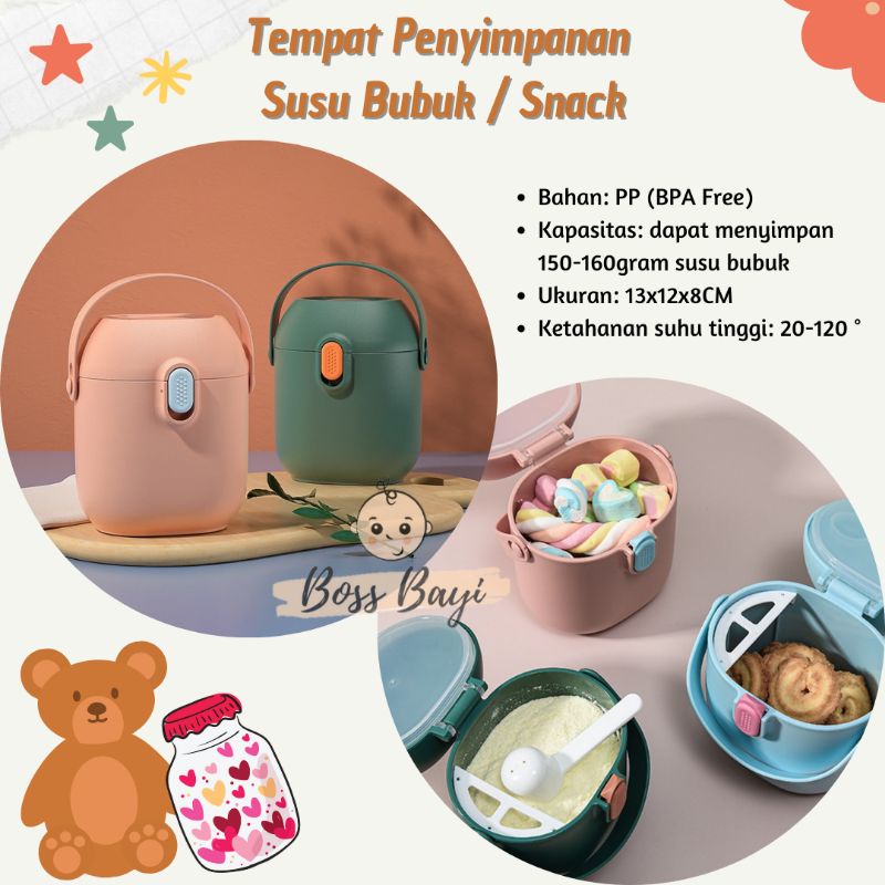 BOSS BAYI - Tempat Penyimpanan Susu Bubuk / Milk Powder Container