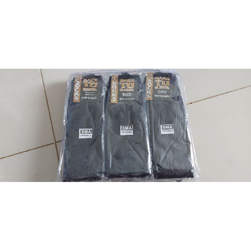 ( Termurah &amp; Terbaik )Kaos Kaki Sekolah / Kaos Kaki Hitam Polos / Kaos Kaki hitam SD / Kaos Kaki Hitam SMP / Kaos Kaki Hitam SMA