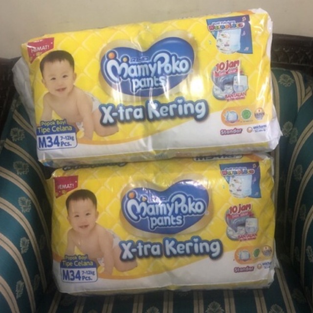 Mamypoko Pants M32 Pampers Celana (2ball) Kemasan Baru