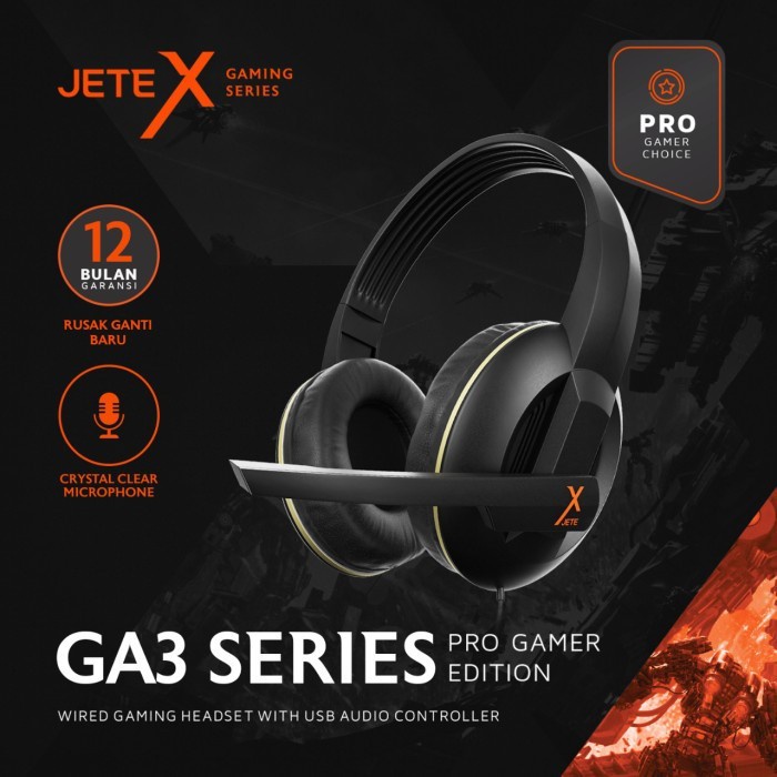 Headset Gaming Headphone Gaming Noise Cancelling JETEX GA3