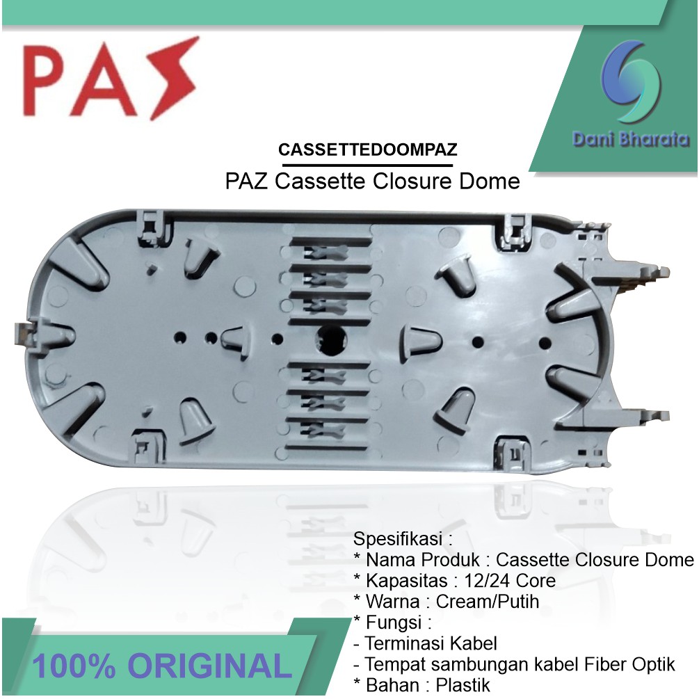 Kaset Closure Dome PAZ 12/24 Core Cassette Closure Fiber Optik FTTH