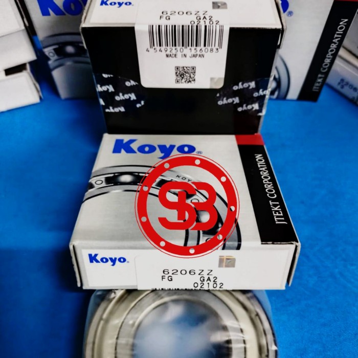 Bearing 6206 ZZ / 6206 ZZ C3 KOYO JAPAN ORIGINAL