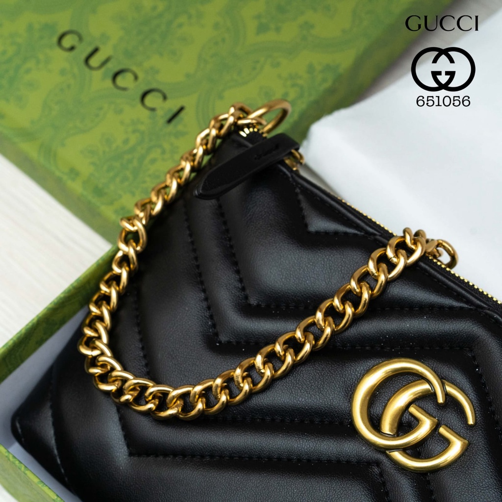 GUCCI FLORENCE SLING CLUTCH 651056