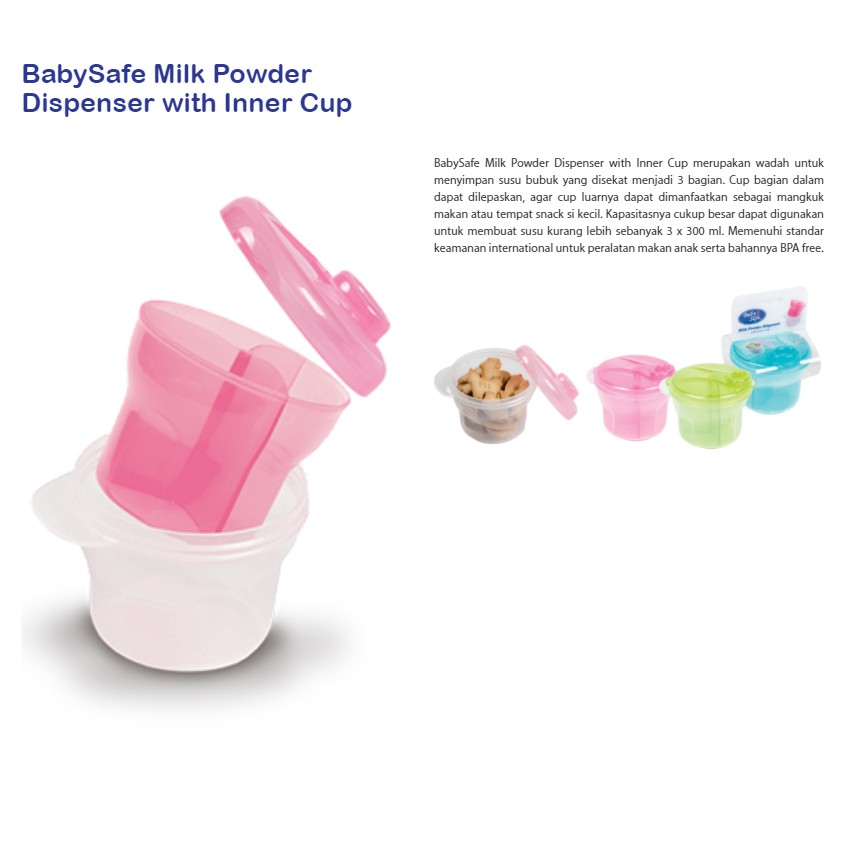 Baby Safe Milk Powder Dispenser With inner Cup JP032