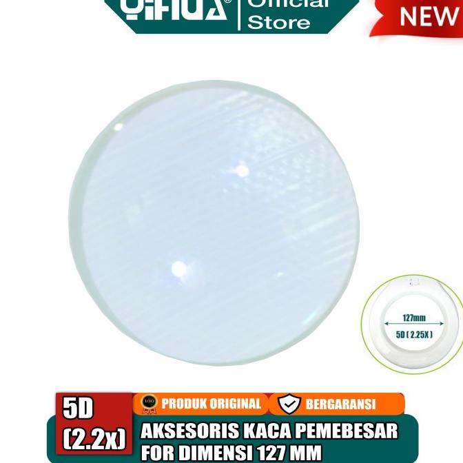 

---Terbartu--- SPAREPART AKSESORIS LENSA KACA PEMBESAR 5D DIAMETER 127MM MAGNIFIER