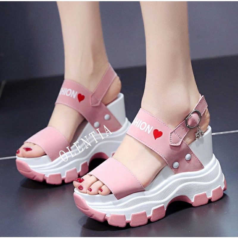 Sandal Wanita Wedges fashion hak tinggi AS 01