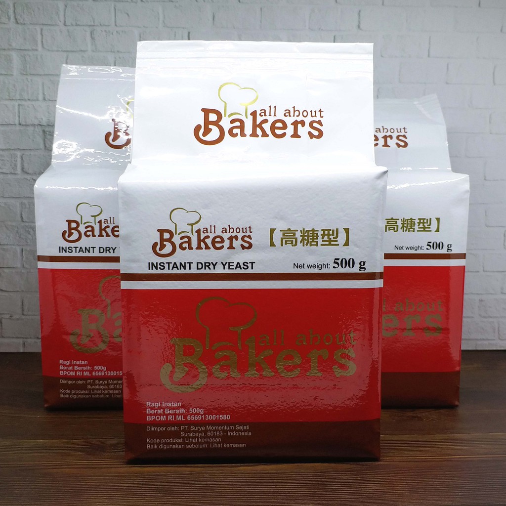 

AA Bakers Instant Dry Yeast 500gr - ragi kering instant