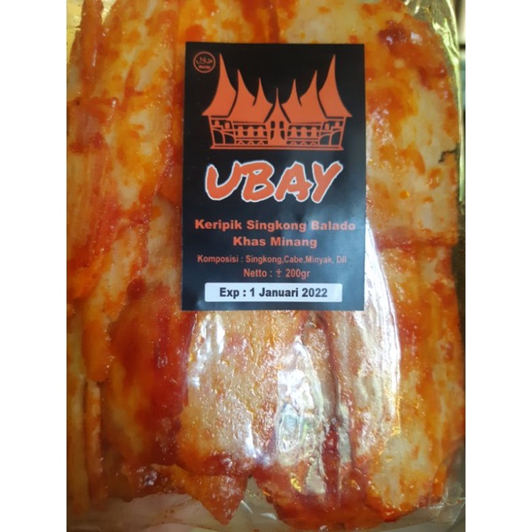 

Keripik Singkong Minang Ubay 200gr