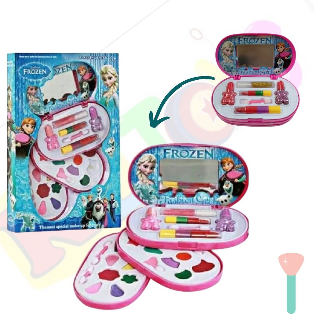 MAINAN ANAK PEREMPUAN MAKEUP SET 3 TINGKAT