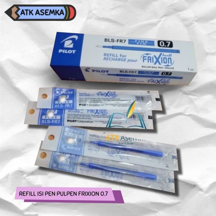 

Terlaris REFILL ISI PEN PULPEN FRIXION 0.7 - Hitam Biru - Hitam
