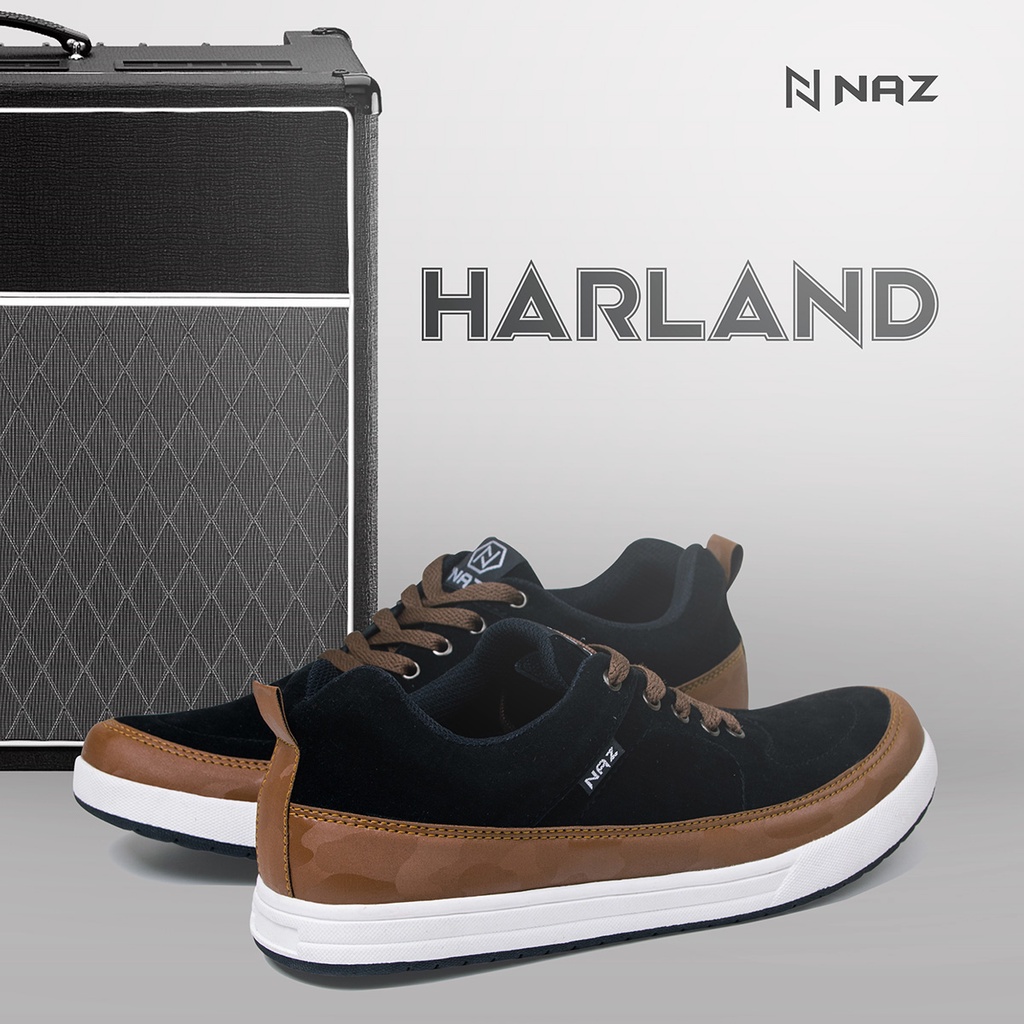 HARLAND NAZ - Sepatu Sneakers Pria Casual Original