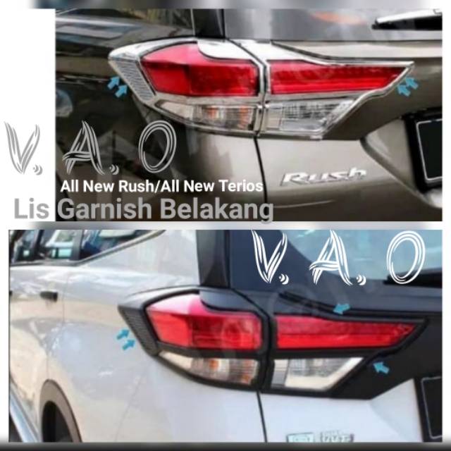 Lis Garnish Belakang All New Rush /All New Terios