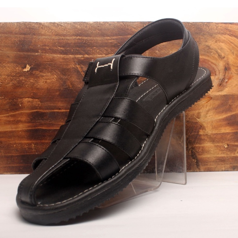 Sepatu Sandal Pria Kulit Asli Rasheda Gr 45 Borongsong Big Size