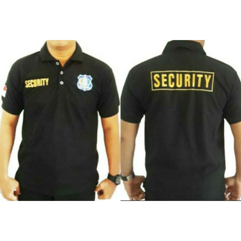 KAOS SECURITY - KAOS KERAH SECURITY - HARGA TERMURAH POLO SECURITY