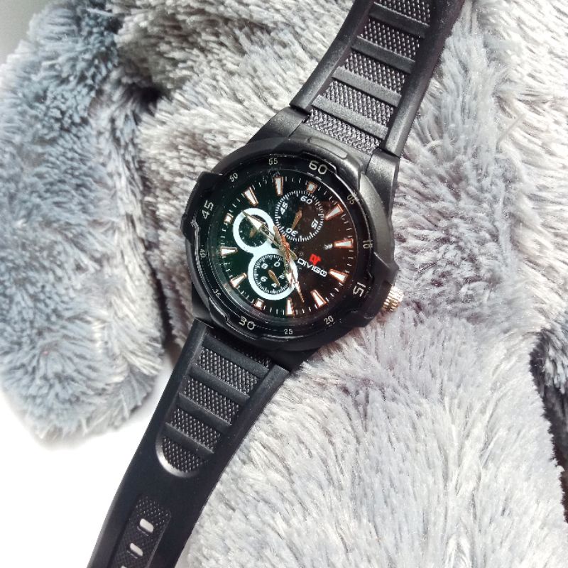 DIVIGO Jam Tangan Pria Wanita Tahan Air Strap Rubber
