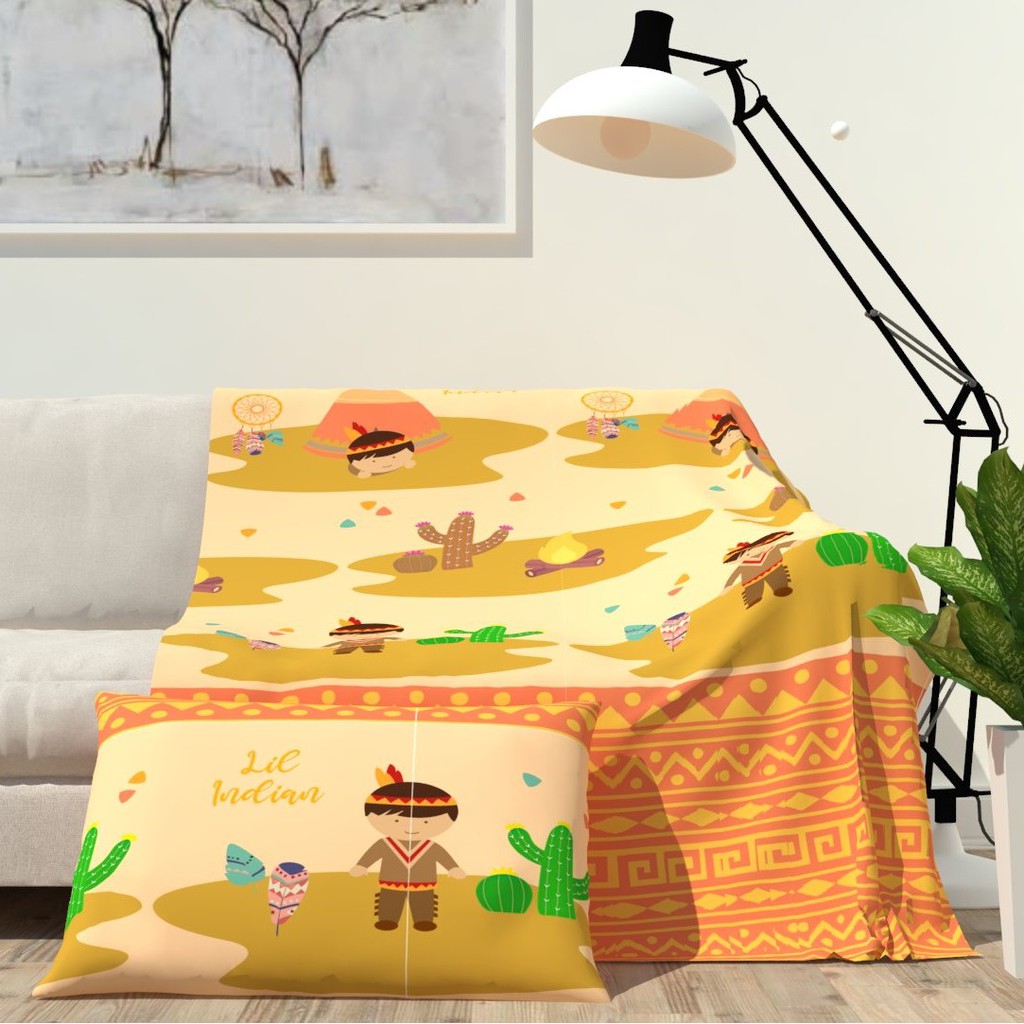 Balmut (Bantal Selimut) Endless Love Bantal Travelling Motif My Indian