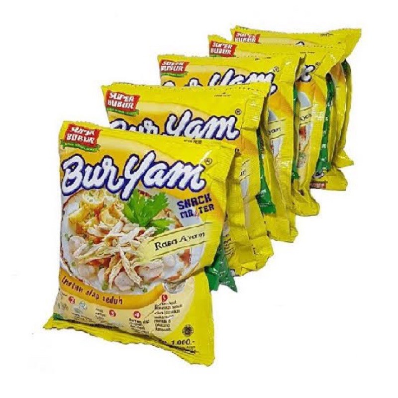 

BUBUR INSTANT SUPER BUBUR BURYAM RENTENG 10 PC x 22 GR