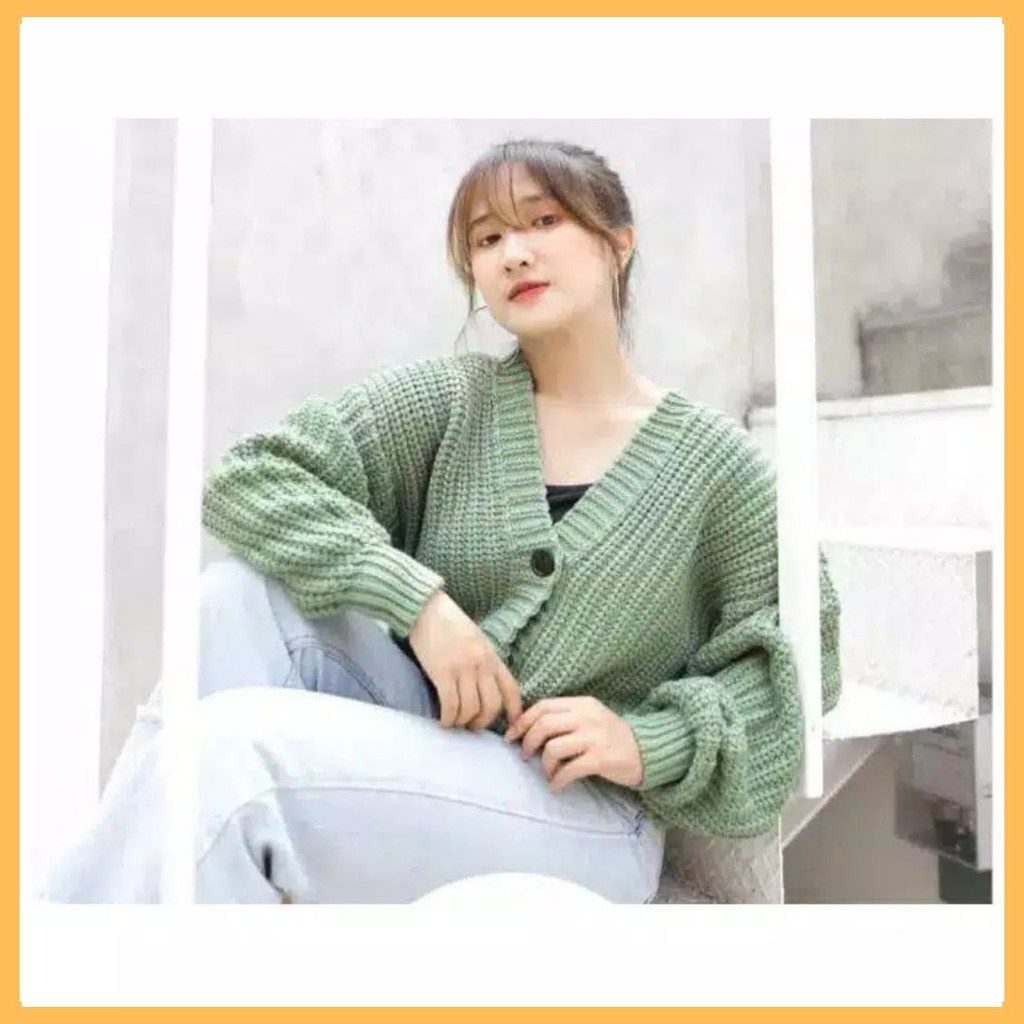 ARSY CARDY / CROP CARDY WANITA / Cardigan Crop / Cardy Rajut / Outer Wanita / Cardigan Rajut Wanita-5