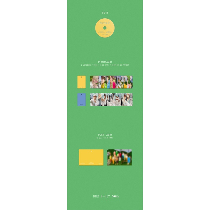 SEVENTEEN - 4th Album Repackage SECTOR 17 (COMPACT ver.) + online POB