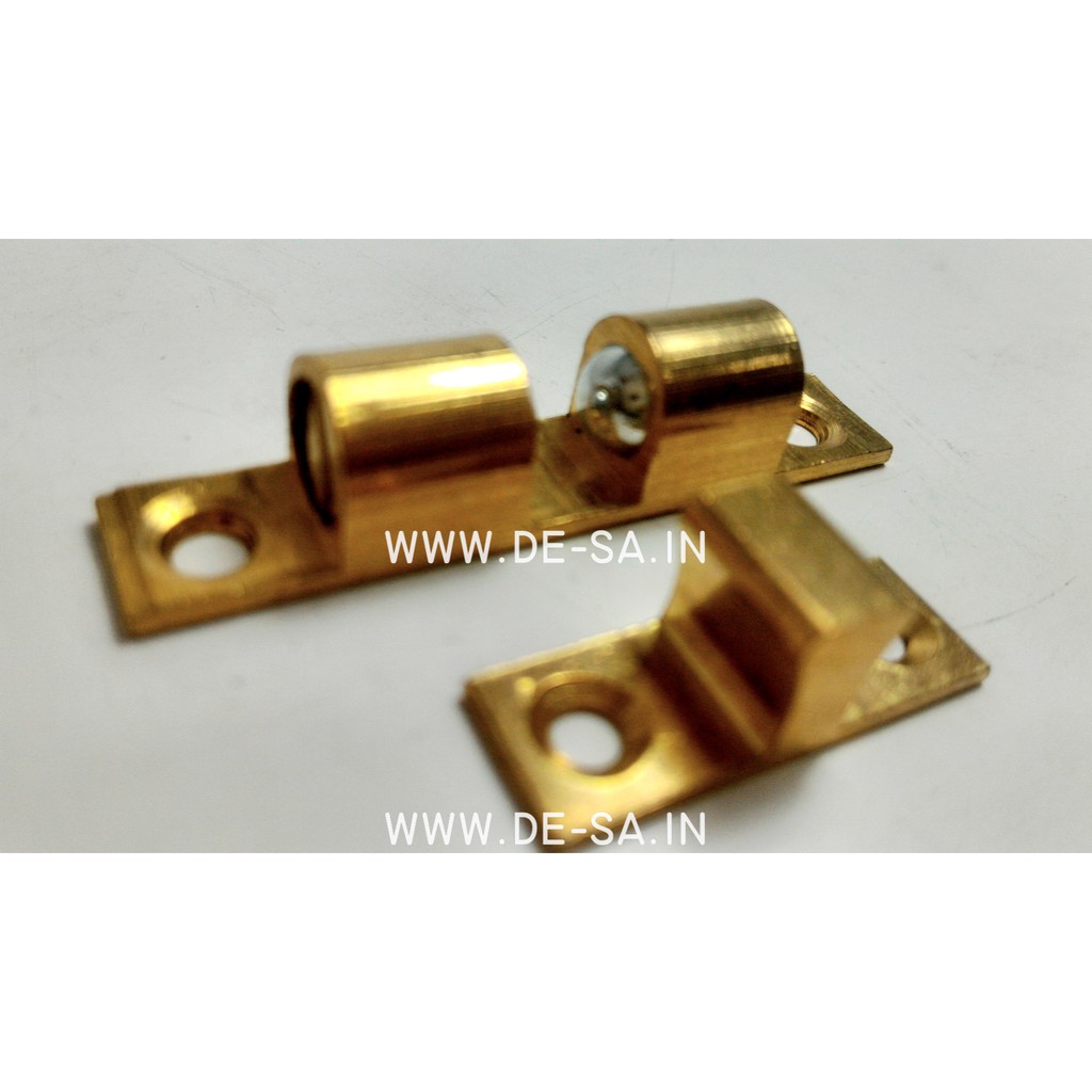 40 MM KECES JEPIT UDANG KUNINGAN KECIL  PINTU KABINET - 4 CM BRASS SMALL CABINET DOUBLE BALL BEARING CATCHES