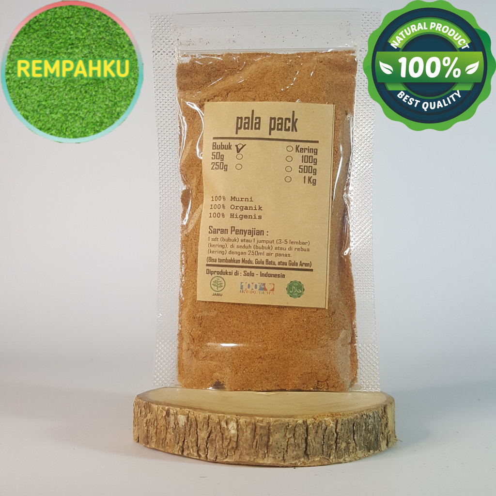 

PALA POLO BUBUK 100 GRAM - Myristica Fragrans - MURNI - JSR - RE