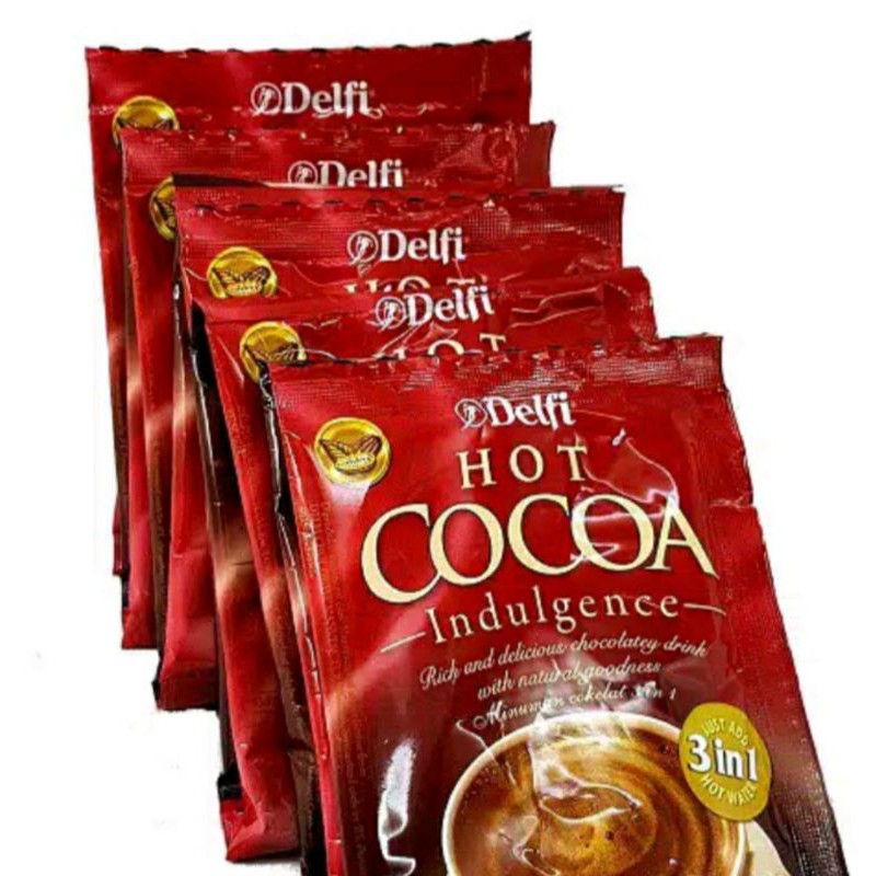 Jual Delfi Hot Cocoa Renceng Isi 10 Sachet | Shopee Indonesia