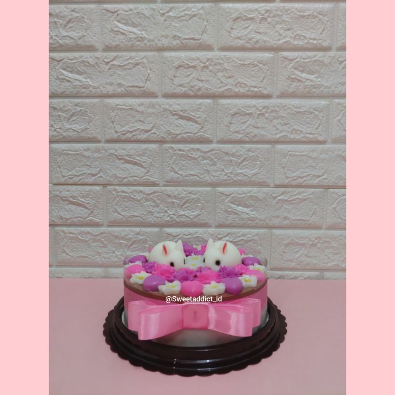 

Pudding Bunny / pudding kelinci / puding kelinci / pudding ulang tahun / puding ultah / kue ulang tahun / kue ultah