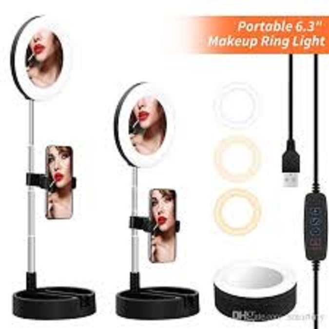 G3 Tripod Ring Light LED / Holder Hp Meja Selfie / Phone Holder Stand Hp Tiktok Live Make Up