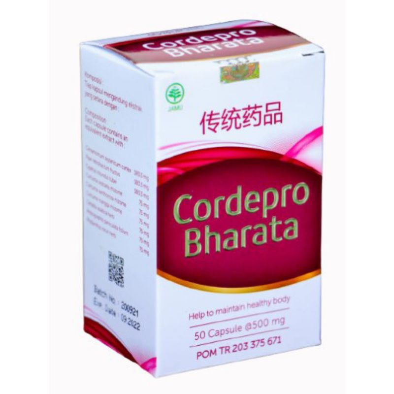 CORDEPRO BHARATA HERBAL ORIGINAL - OBAT UNTUK PARU-PARU - CORDEPRO BHARATA DIJAMIN AMPUH DAN BPOM