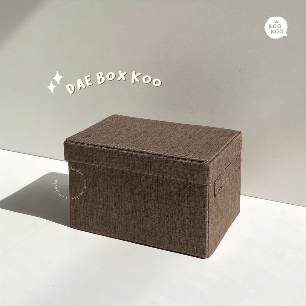 IAMKOOKOO Foldable Storage Box Organizer / Kotak Penyimpanan Serbaguna [Dae Box]