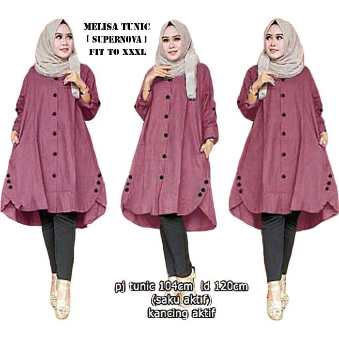 [Tunix Melisa RO]Tunik wanita supernova varian warna