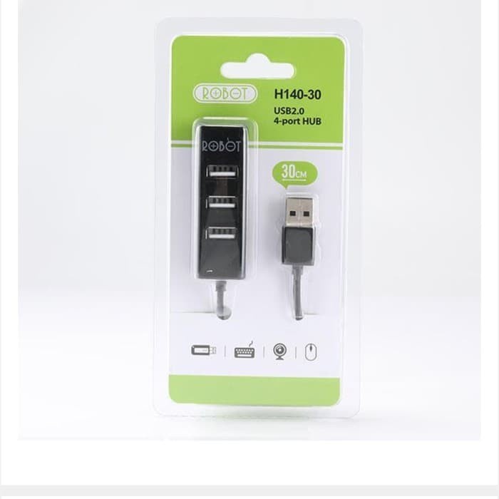 USB HUB Ports USB Panjang 80cm ROBOT H140-80