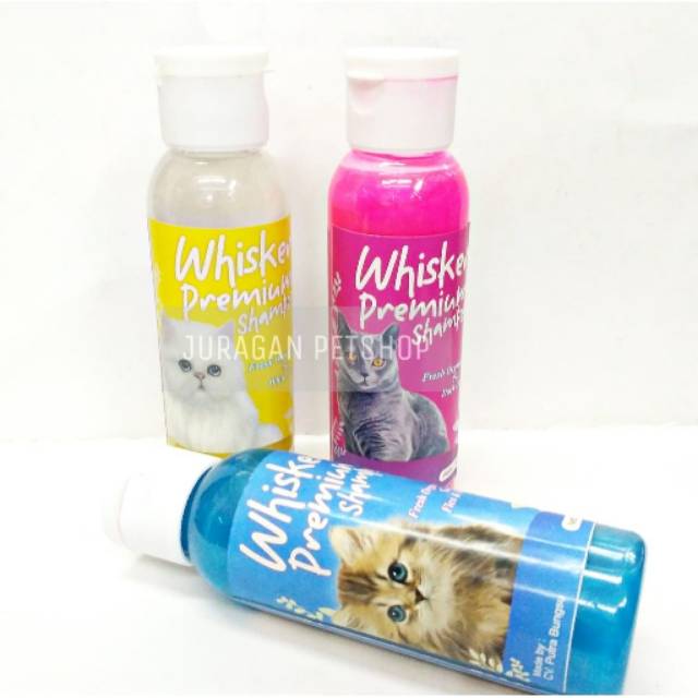 Whisker Shampo Hewan Kucing/Anjing | Shampo Kutu Whisker Premium 100ml