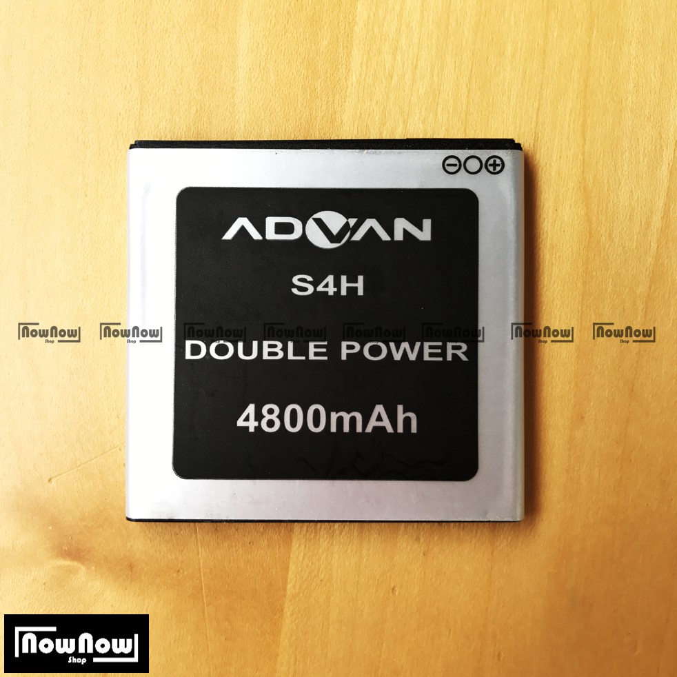 Baterai Advan Vandroid S4H Original Double Power Batre Batrai HP