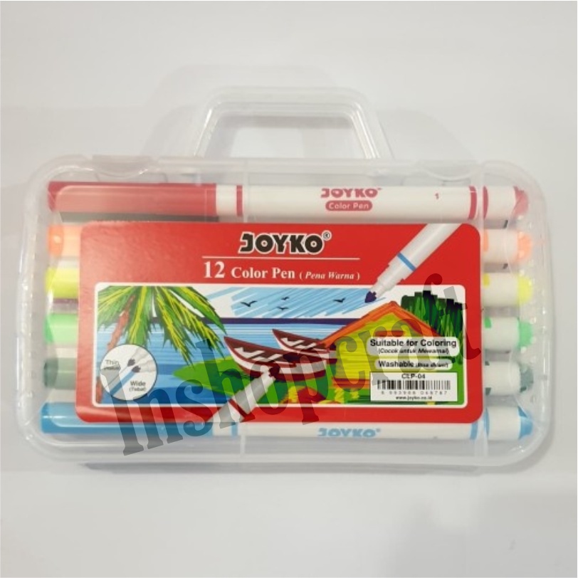 

Joyko Color pen Pulpen 12 Warna CLP-04 [INSHOP]