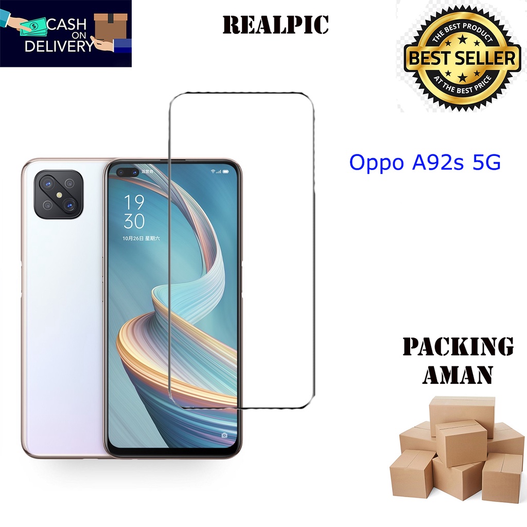 Tempered Glass Oppo A92s 5G 2020 Screen Protector Anti Gores