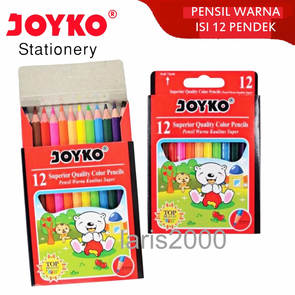 

Pensil Warna Joyko 12 Pendek