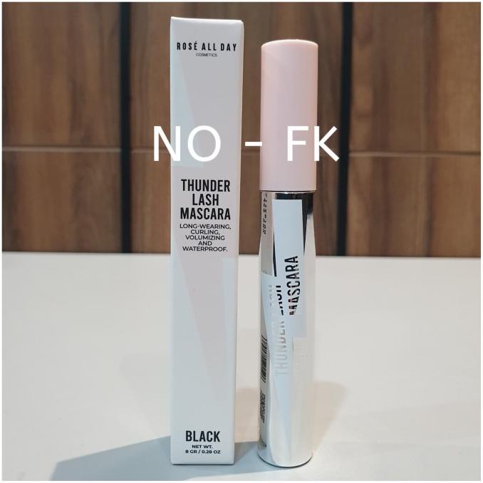 Rose All Day Thunder Lash Mascara Black Maskara Hitam Waterproof