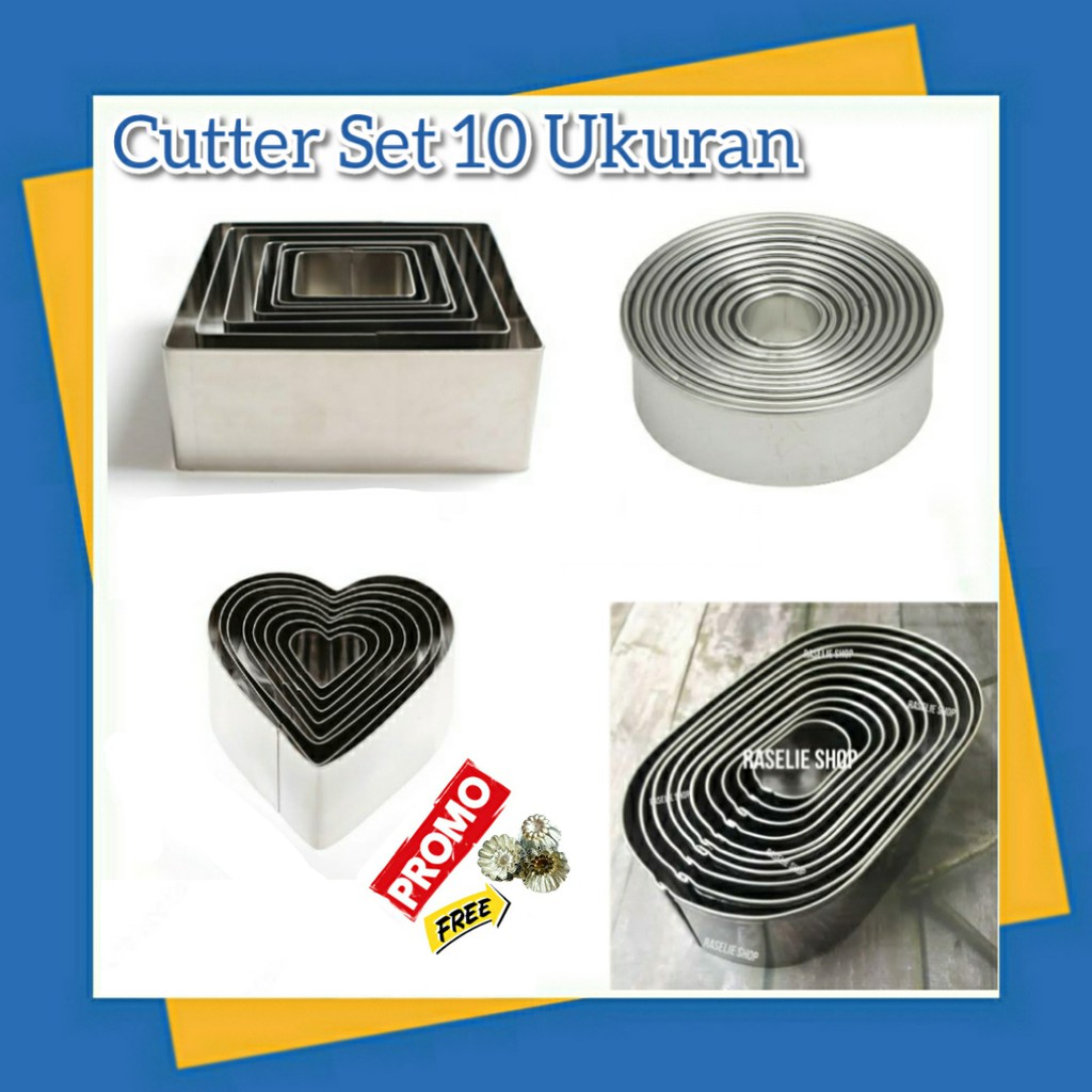 

Cutter Set Cookies Varian Bentuk