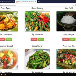 Aplikasi Pemesanan Makanan Online Berbasis Web | Shopee