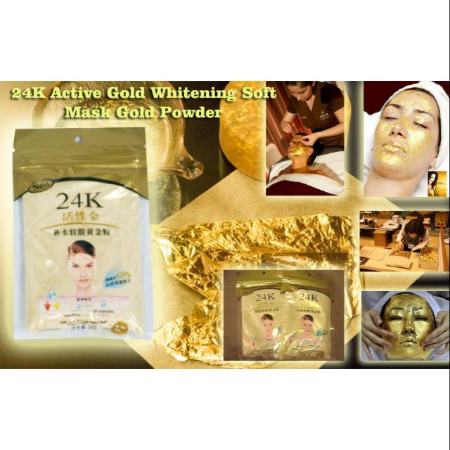 Liyanshijia Masker Bubuk Emas 24k/ Gold Mask