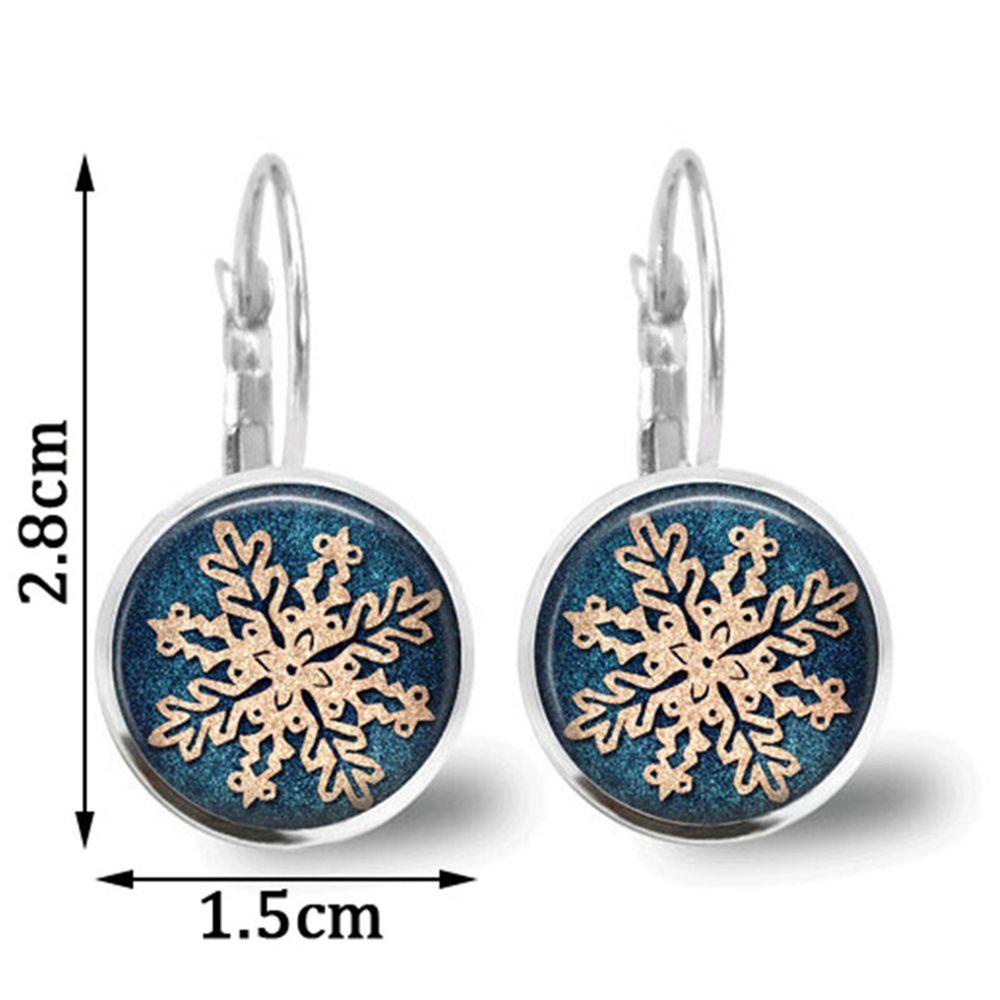 Lily Anting Natal Hadiah Berlian Xmas Perhiasan Elk Stud Earrings