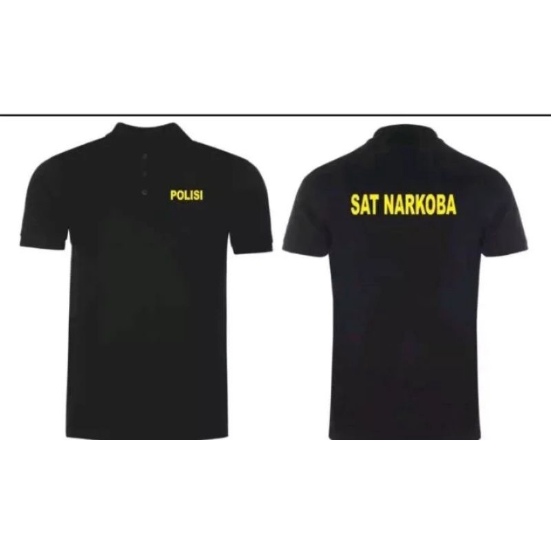 Kaos polo sat narkoba Kaos polisi sat narkoba bordir


