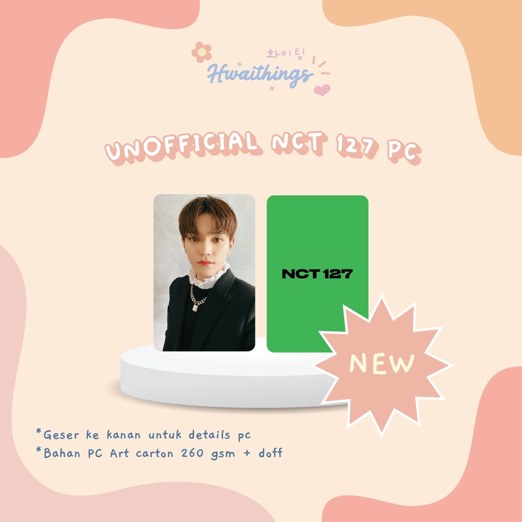 PHOTOCARD NCT 127 / PHOTOCARD MURAH / UNOFFICIAL PHOTOCARD NCT MURAH