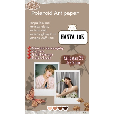 

Cetak Foto Polaroid Termurah 2R (Custom/Polos)